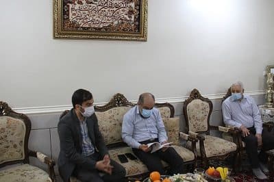 دیدار با خانواده شهید هنرمند " رضا ایزدی" در اهواز