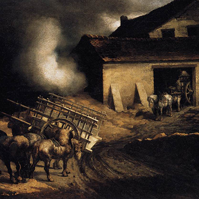 تابلوی نقاشی کوره کج اثر تئودور ژریکو