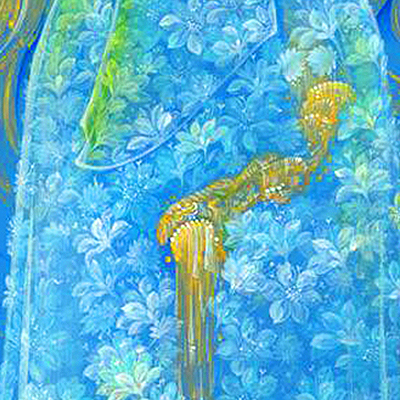 رونمایی از اثر نگارگری کوثر آفرینش در نگاه خانه سوره حوزه هنری