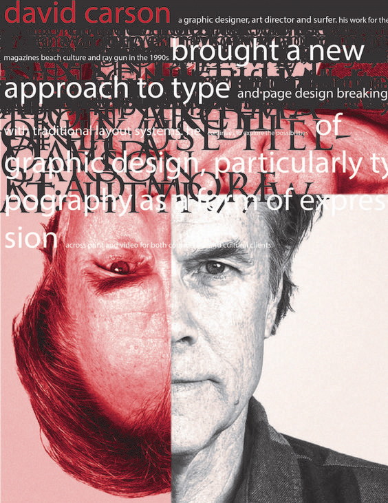 تعدادی از آثار David Carson