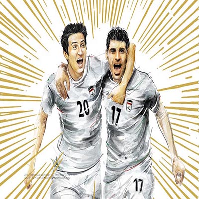 کتاب ایران در جام جهانی - استودیو خلاقه «است»