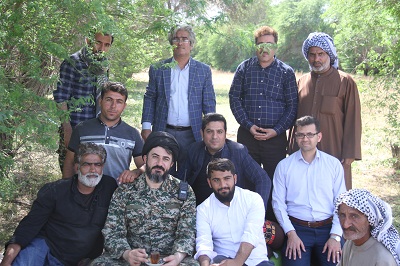 بازدید رئیس حوزه هنری خوزستان از مناطق سیل زده حمیدیه