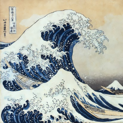 موج بزرگ کاناگاوا معروف‌ترین اثر نقاش مشهور ژاپنی / تاثیر هوکوسای بر جنبش‌ هنری امپرسیونیسم