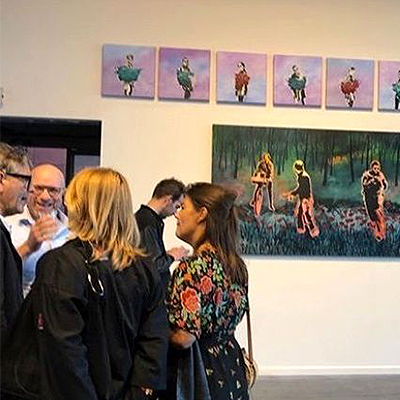 نمایش آثار هنرمندان ایرانی در بلژیک