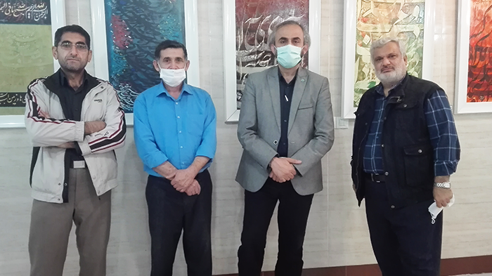 دیدار با هنرمند پیشکسوت خوشنویسی و بازدید از نمایشگاه «کِلک مشکین»