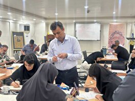 کارگاه خوشنویسی «ایران من ایران جان» در خوزستان برگزار شد